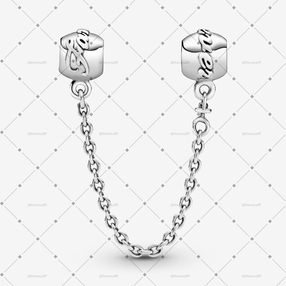 Pandora Family Forever Safety Chain Charm - Picture 2 of 3